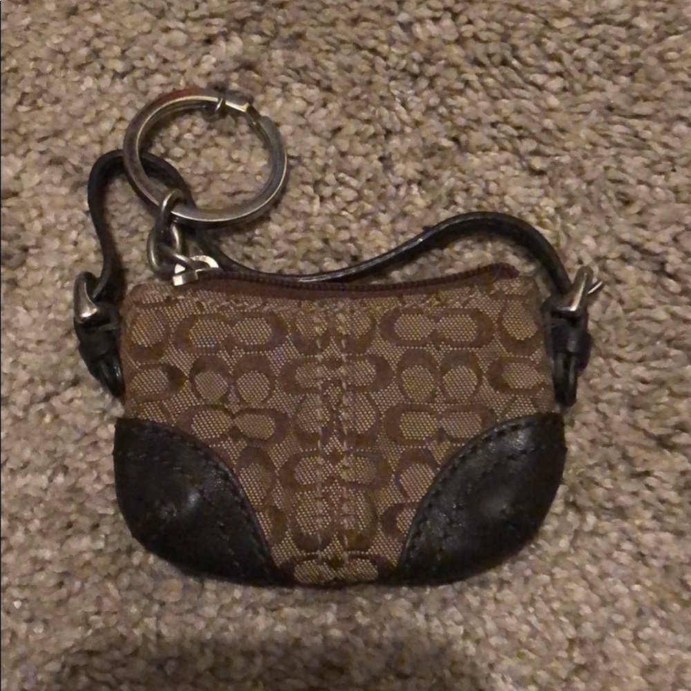 Mini Coach Bag Key Chain